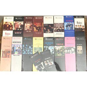 The Beatles CD3 Mini Singles Lot of 18 All Sealed But One Long Box Capitol CD-3